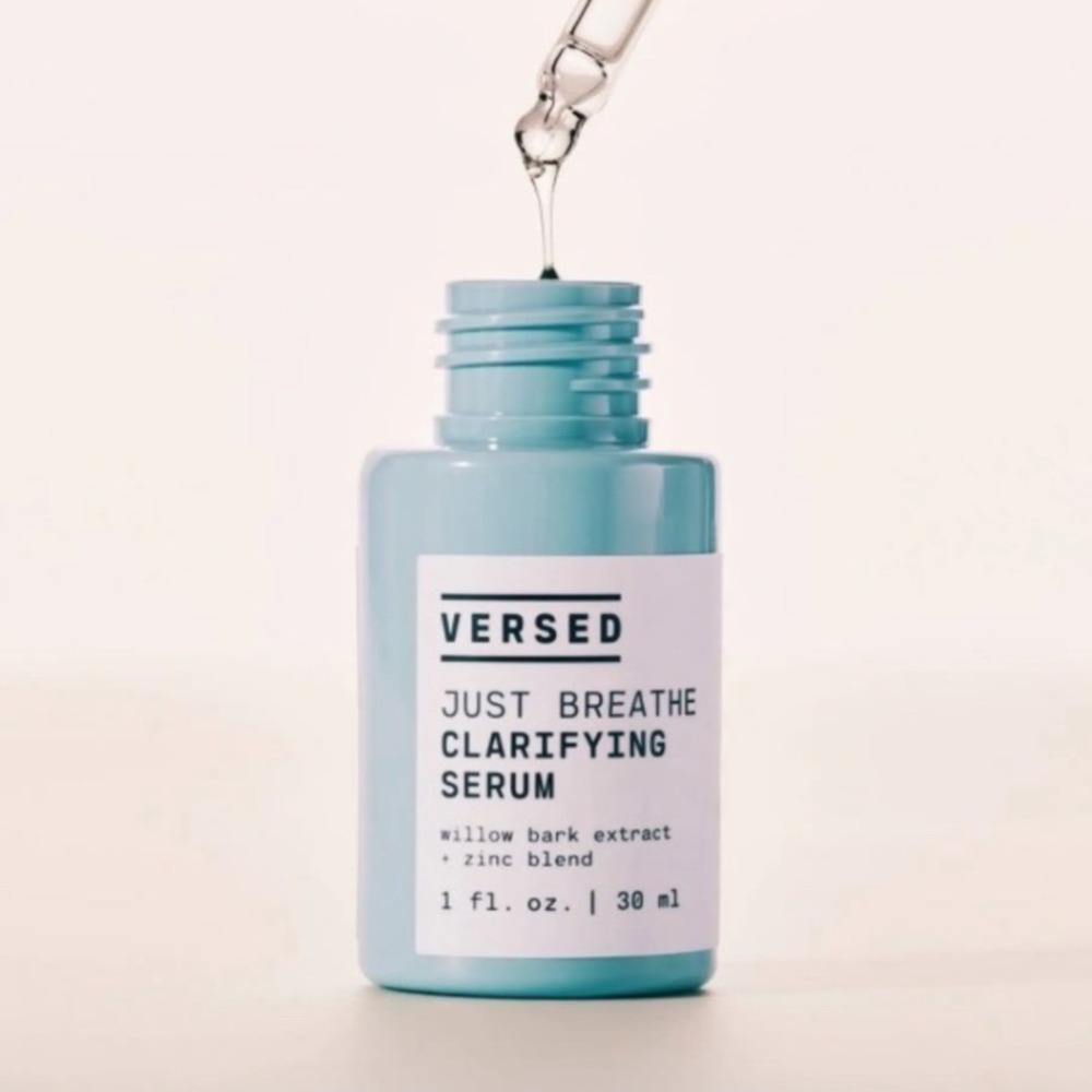 Versed Just Breathe Clarifying Serum Willow Bark Zinc 1 fl oz 30ml Lot of 3‎ NEW